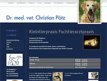 Tablet Screenshot of dr-poetz.de